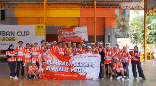 Jurnalis Media di Tuban, Olahraga Basket Bersama Pertamina EP Sukowati Field