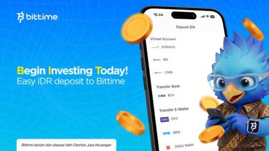 Bittime Permudah Setoran IDR melalui Berbagai Jenis Bank, Hadirkan Pengalaman Investasi Aset Kripto yang Lebih Mudah