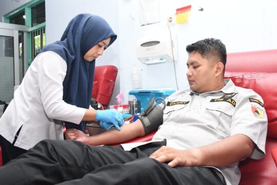Penrem 081/DSJ Perkuat Kepedulian Sosial Lewat Donor Darah