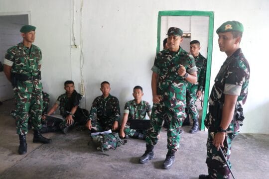 Lawatan Perdana, Dandim Tulungagung Apresiasi Semangat Prajurit Yonif TP 886