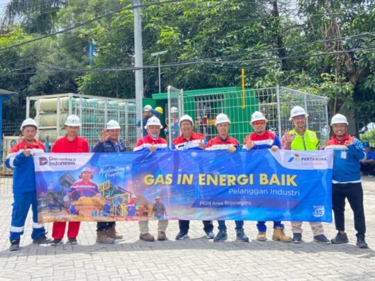 PGN Pasok Gas Gumi ke Bumi Menara Internusa Lamongan, Dukung Efisiensi Energi dan Operasional Industri