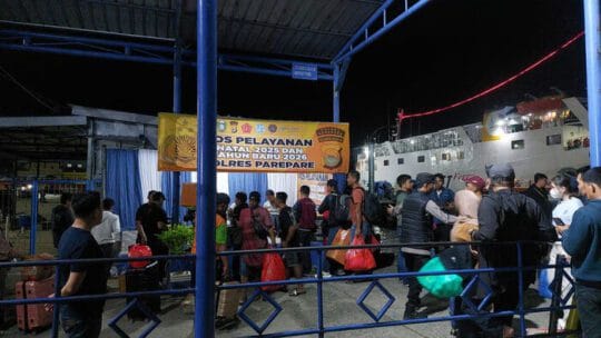 Pelabuhan Parepare Layani Puluhan Ribu Penumpang Selama Nataru