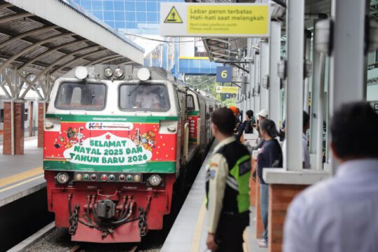 KAI Daop 2 Bandung Catat 5 KA Favorit Pelanggan Selama Angkutan Nataru 2025/2026