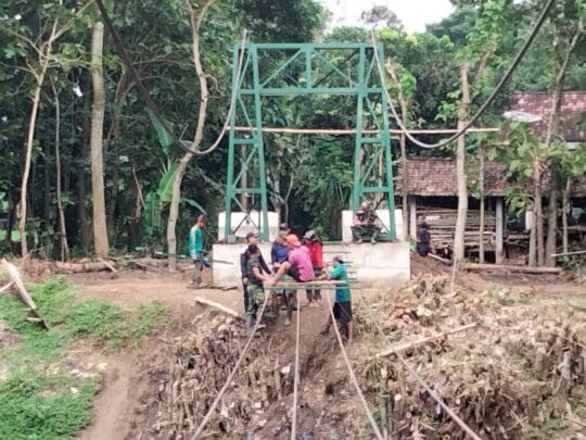 Terpisah Puluhan Tahun, Jembatan Perintis Garuda Siap Hubungkan Desa Jalen dan Dadapan