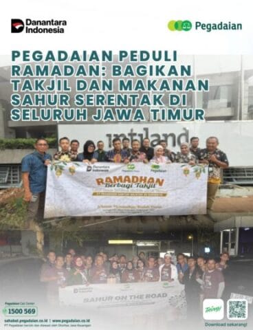 Pegadaian Peduli Ramadan: Bagikan 5.000 Takjil Dan 5.000 Makanan Sahur Serentak Di Seluruh Jawa Timur