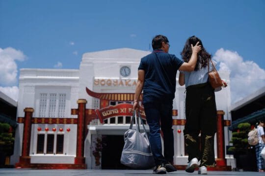 Sambut Tahun Baru Imlek, KAI Daop 6 Yogyakarta Hiasi Stasiun dengan Ornamen Imlek