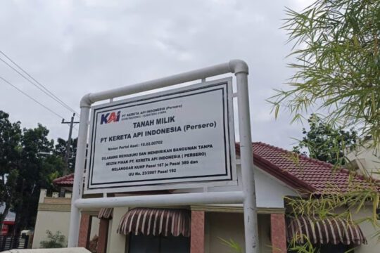 Perkuat Legalitas Aset Negara, KAI Divre I Sumut Berhasil Sertifikasi 1 Juta Meter Persegi Lahan di Tahun 2025