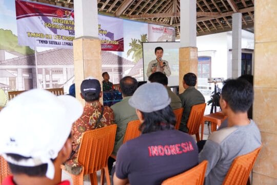 Satgas TMMD Sosialisasi Pencegahan Stunting