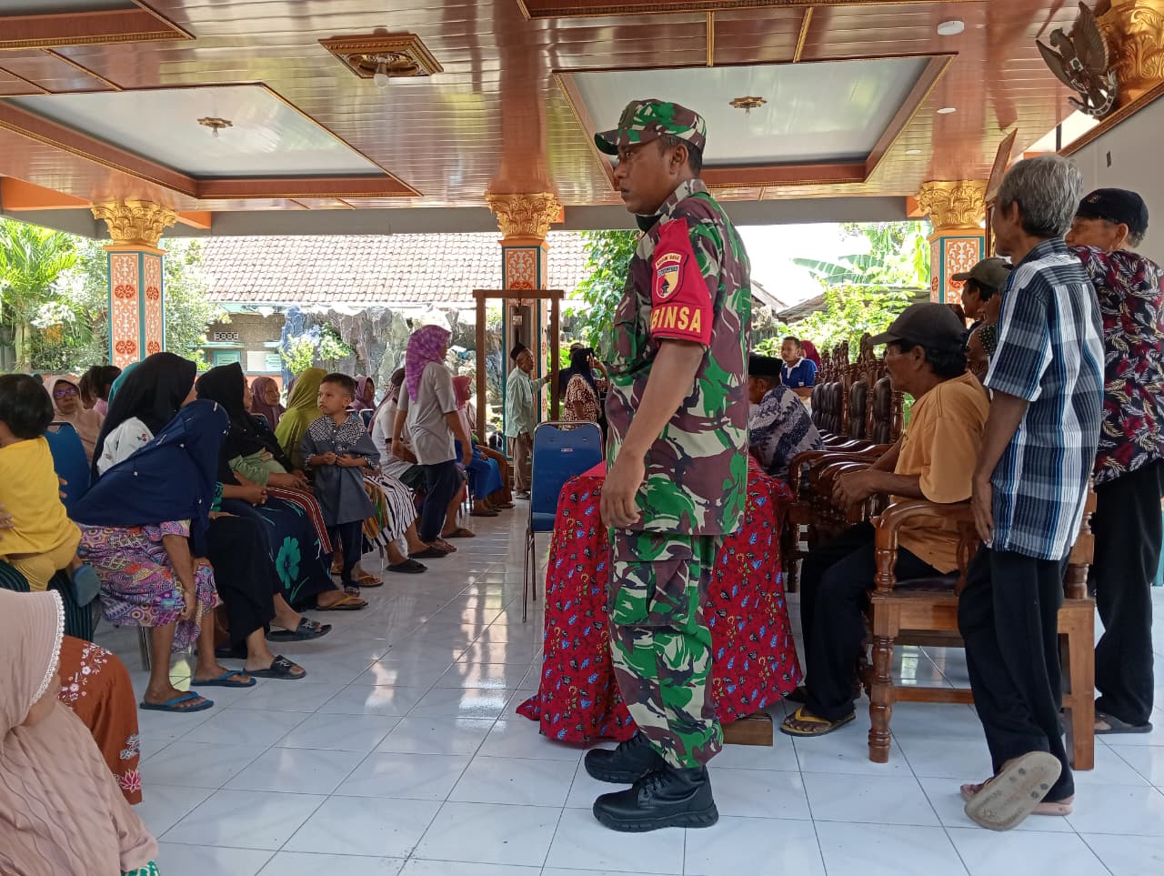 Babinsa Koramil Jogoroto Gencar Lakukan Komsos
