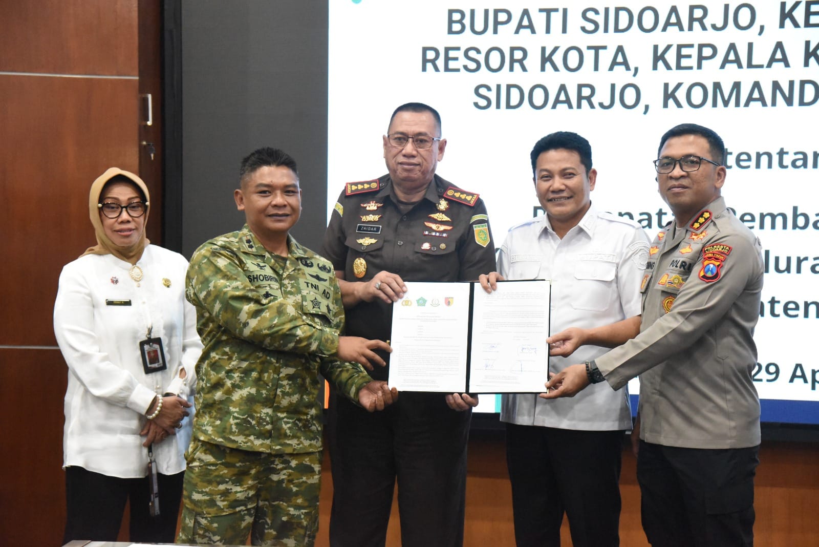 Forkopimda Sidoarjo Sinergi Percepatan Pembangunan Gerai KDKMP