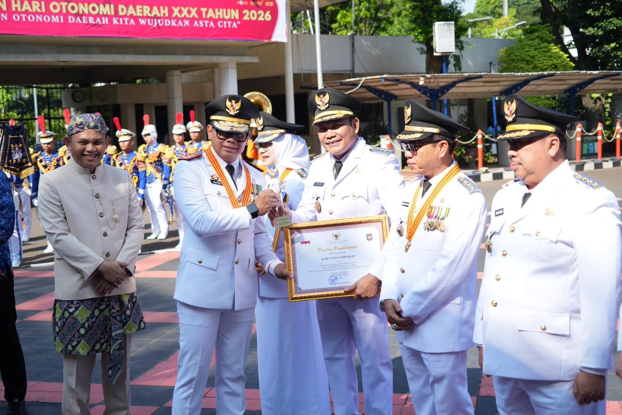 Sidoarjo Raih Penghargaan Kinerja Tertinggi se-Indonesia, Bupati Subandi: Jadi Pemicu Semangat Pelayanan dan Pembangunan