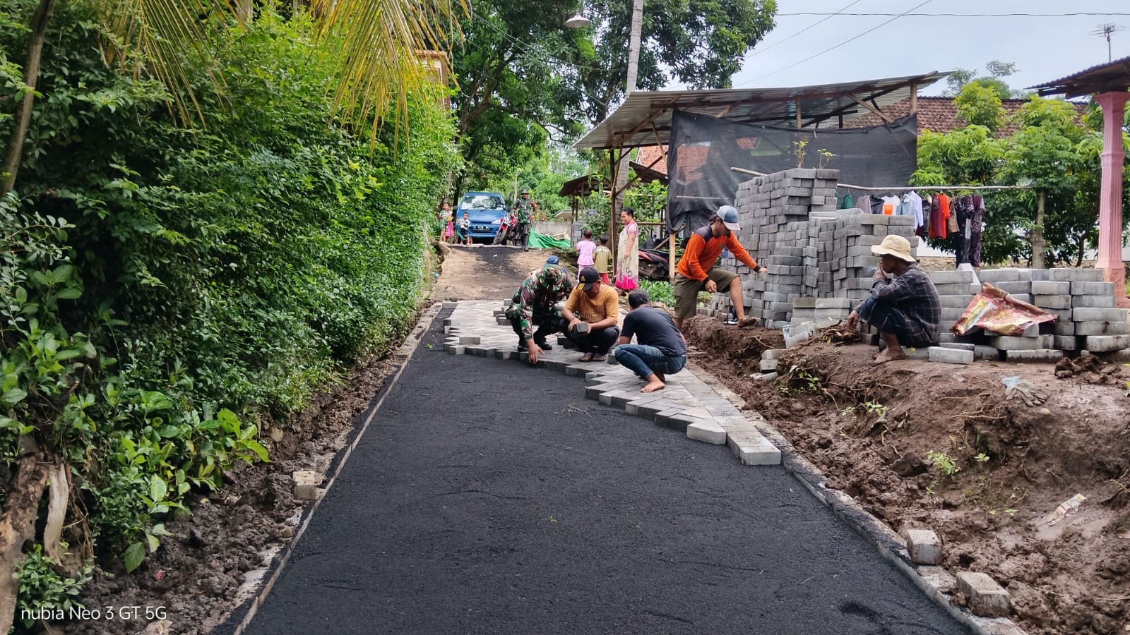 Kepala Desa Brabe Bangga Desanya Jadi Lokasi TMMD ke-128