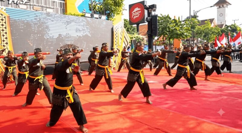 PSM Curi Perhatian di Kirab Budaya Pencak Silat Kota Madiun
