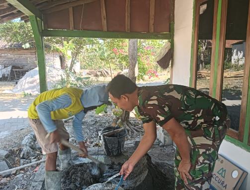 Tahap Finishing Berjalan Lancar, Lantai Keramik Percantik RTLH Bapak Kasiman