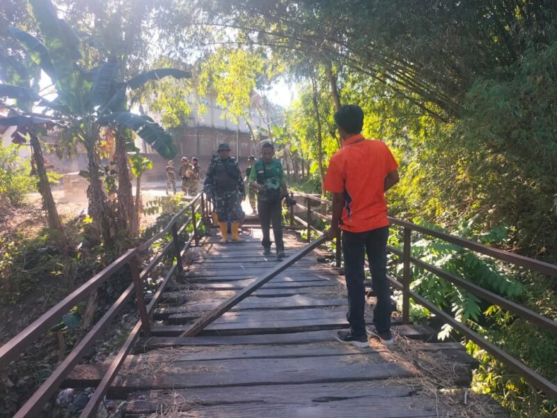 Dari Jembatan Kayu yang Rapuh Menjadi Kuat, TMMD Ke-129 Hadirkan Perubahan Nyata