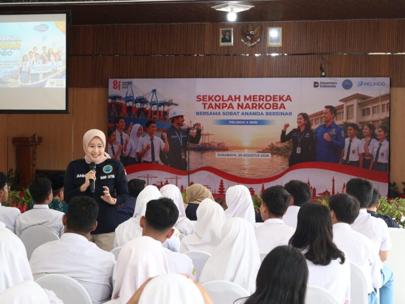 Pelindo dan BNN Jawa Timur Edukasi Pelajar Cegah Penyalahgunaan Narkoba