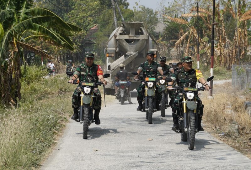 TMMD 129 Bojonegoro: Ketika Jenderal Bintang Satu Menunggang Trail Menembus Pelosok Kesongo Demi Senyum Warga