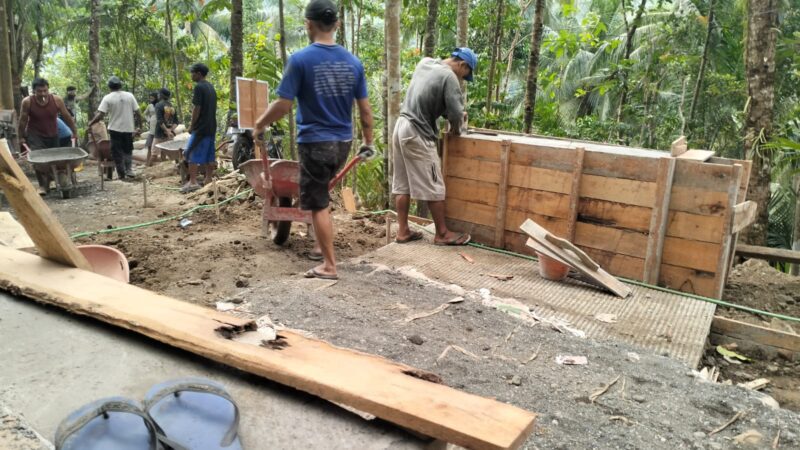 Bekisting Brug Dipasang Satgas TMMD Pastikan Plat Beton Kokoh