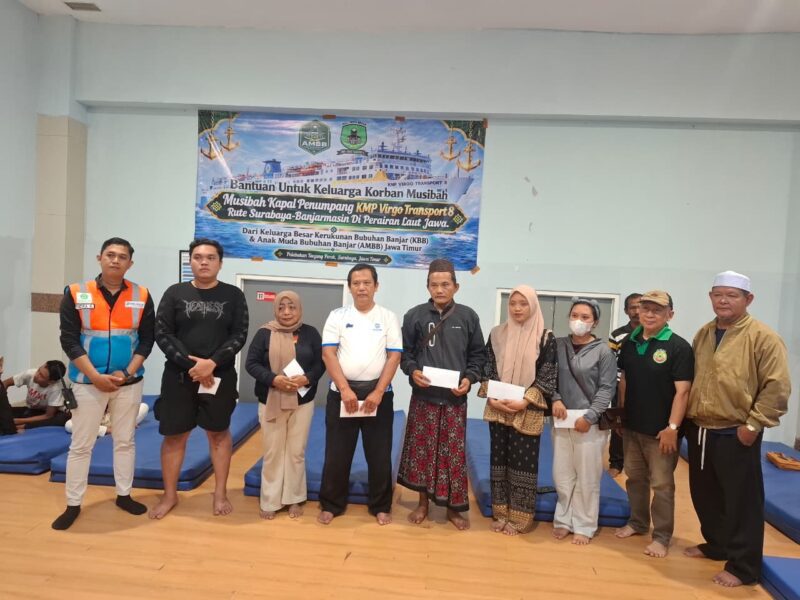 Pelindo Regional 3 Sub Regional Jawa Fasilitasi Menginap Keluarga Korban KMP Virgo di GSN
