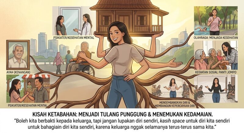 Bangkit dari Luka Keluarga, Febriani Razetta Belajar Berdamai dengan Masa Lalu