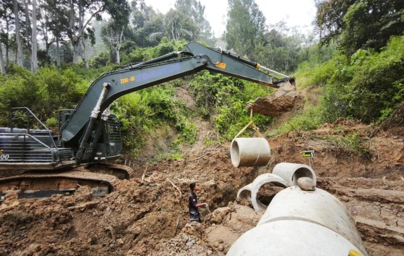 Empat Titik Gorong-gorong Disiapkan, TMMD ke-130 Perkuat Akses Menuju Huntara Pepelah